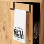 BBQ Grill Master Personlig Best Pappa Far Kökshandduk<br><div class="desc">Funny BBQ Grill Master Personlig Barbecue Best</div>