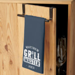 BBQ Grill Master Personlig Best Pappa Far Kökshandduk<br><div class="desc">Funny BBQ Grill Master Personlig Barbecue Best</div>