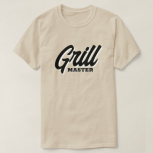 BBQ GrillMaster sommar t-shirt för kock kock