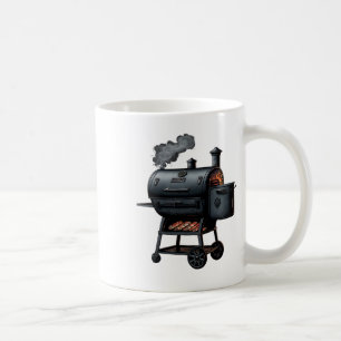 Bbq Grills Offset Smoker Byrbeque Grilling Kött Sm Kaffemugg