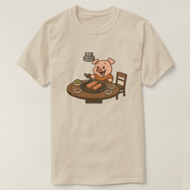 BBQ GRIS T SHIRT (Design framsida)