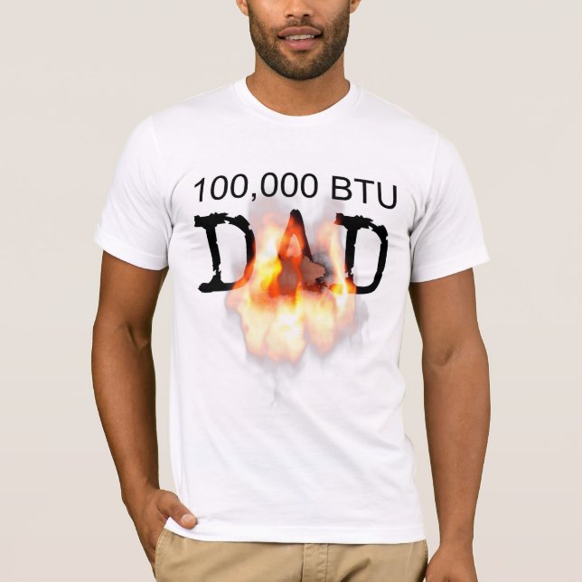 BBQ HETT Superdad 2013 TOPPEN PAPPA Tee (Framsida)