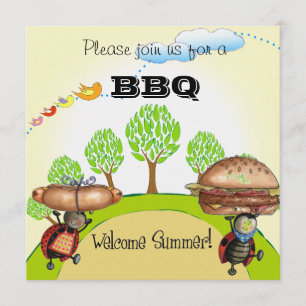 BBQ inbjudan