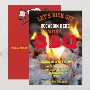 BBQ-inbjudan för alla Tillfälle - Inbjudningar
