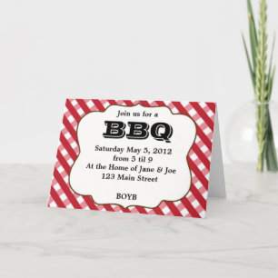 BBQ-inbjudan Inbjudan