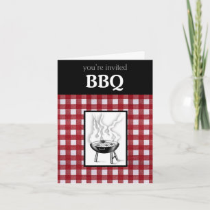 BBQ-inbjudningskort Inbjudan