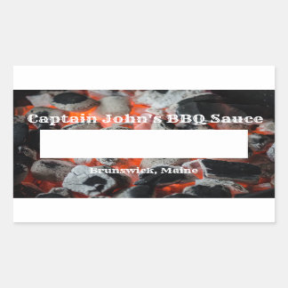 BBQ-kapslad etikett