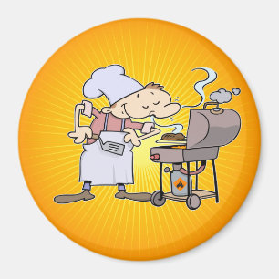 BBQ-koffertburgare Magnet