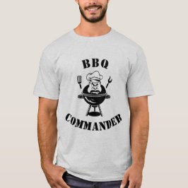 BBQ Kommendör T-Shirt - Funny Far's Day Gift