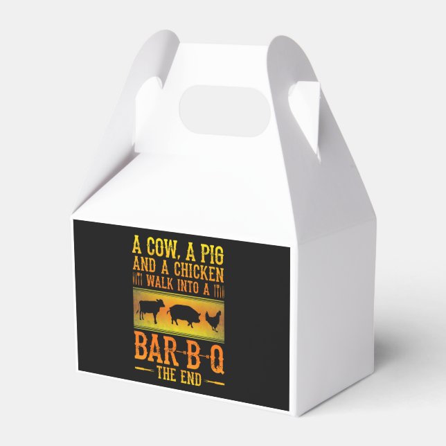BBQ | Kon A Gris och kyckling i BBQ Presentaskar (Framsidan Sidan)