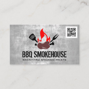 BBQ-korvbrand KN-Affärskort Visitkort