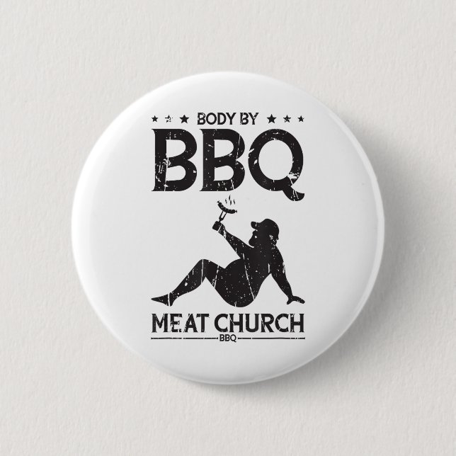 Bbq Kött Church Bbq - Bbq Enentusiasm _1 Knapp (Framsida)