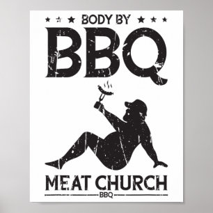 Bbq Kött Church Bbq - Bbq Enentusiasm Poster