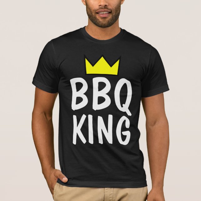 BBQ KUNG FARS DAG PAPPA T-SHIRTS (Framsida)