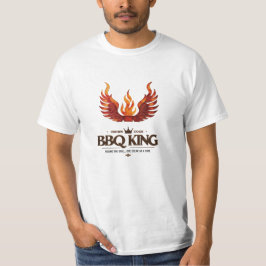 BBQ Kung - Krona Cook med Fire Vingar T Shirt