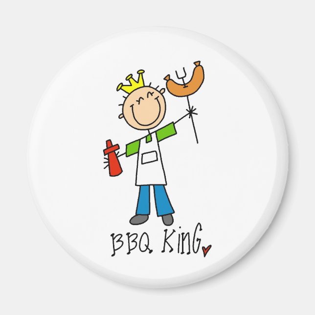 BBQ KUNG MAGNET (Framsidan)