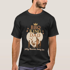 BBQ Kung Pappa: Grillminnen, betjäna Kärlek T Shirt