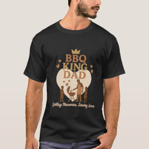 BBQ Kung Pappa: Grillminnen, betjäna Kärlek T Shirt