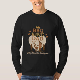 BBQ Kung Pappa: Grillminnen, betjäna Kärlek T Shirt