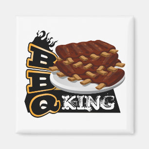 BBQ KUNG! Ribs Icon Magnet
