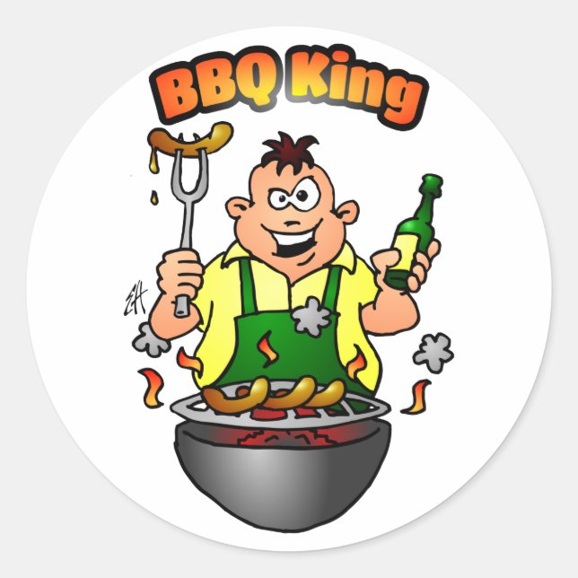 BBQ KUNG RUNT KLISTERMÄRKE (Framsida)