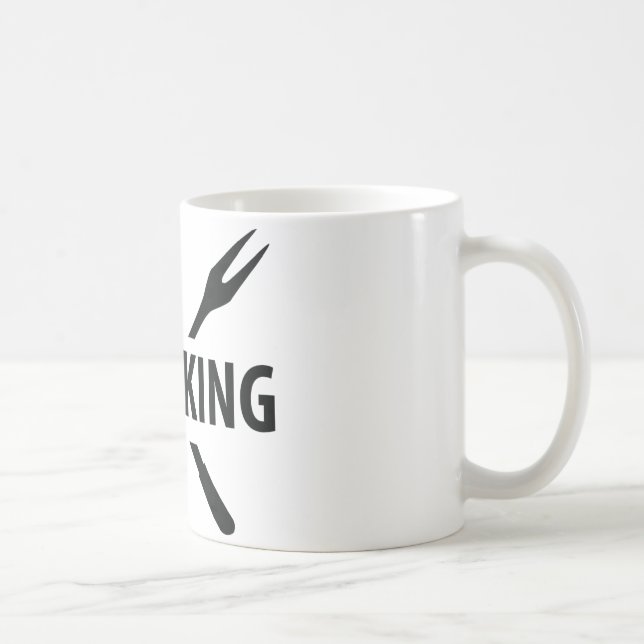 BBQ-Kung symbol Kaffemugg (Höger)