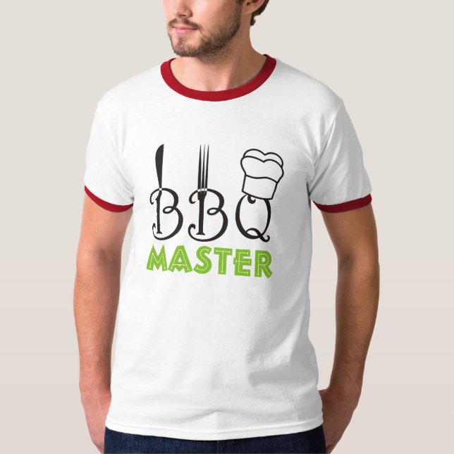 Bbq Master Fars dag T-Shirts (Framsida)