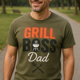 BBQ Master Gift for Far's Day & Cookouts T Shirt
