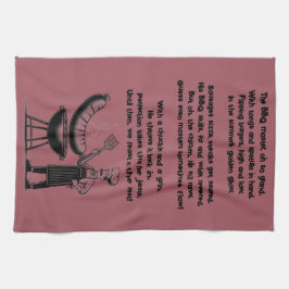 BBQ Master’s Humorous Poem Kökshandduk