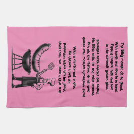 BBQ Master’s Humorous Poem Kökshandduk
