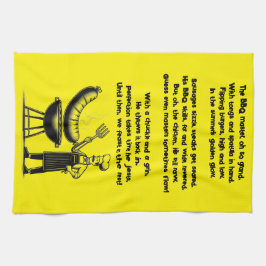 BBQ Master’s Humorous Poem Kökshandduk
