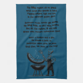 BBQ Master’s Humorous Poem Kökshandduk