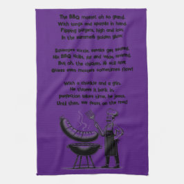 BBQ Master’s Humorous Poem Kökshandduk