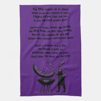 BBQ Master’s Humorous Poem  Kökshandduk