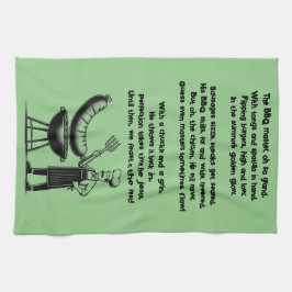 BBQ Master’s Humorous Poem Kökshandduk