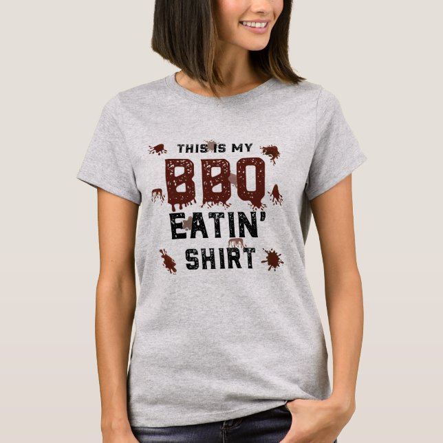 BBQ-matningsskjorta T Shirt (Framsida)