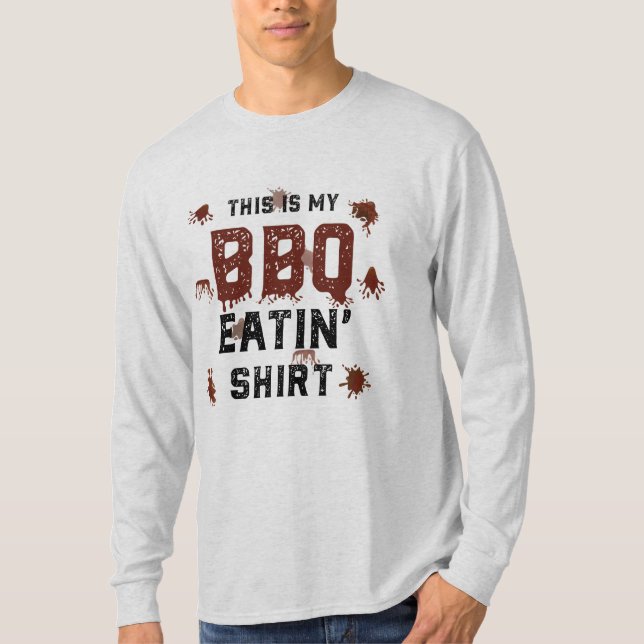 BBQ-matningsskjorta T Shirt (Framsida)