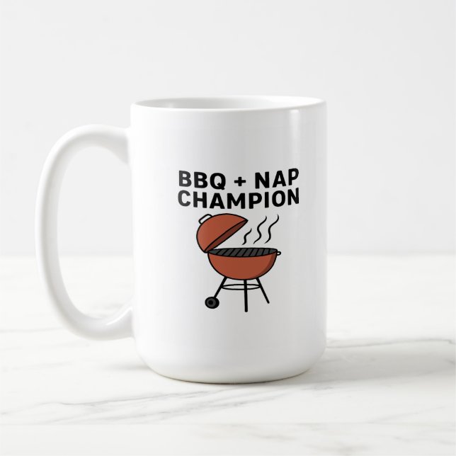 BBQ + Nap Champion Kaffemugg (Vänster)
