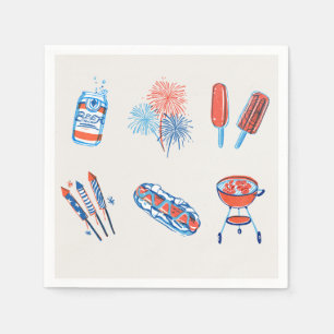 BBQ Napkins Pappersservett