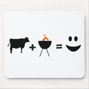 Bbq-nötköttlycklig Musmatta