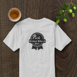 BBQ och Beer TShirt T-shirt