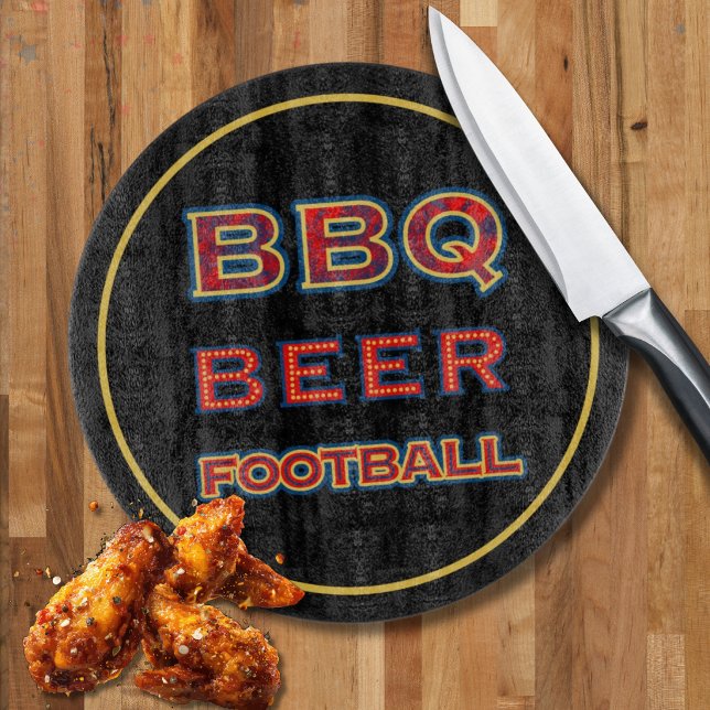 BBQ Öl Fotboll Fan Bräde (Skapare uppladdad)