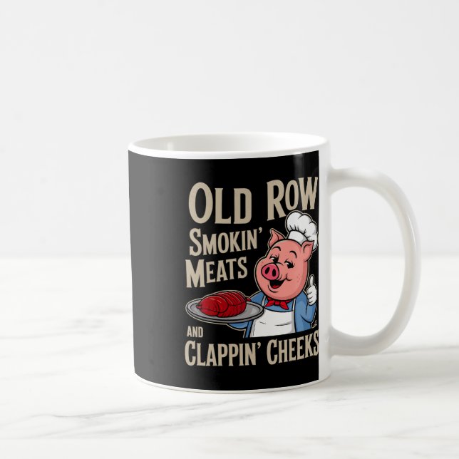 Bbq Old Row Smoking Meats And Clappin Cheeks  Kaffemugg (Höger)