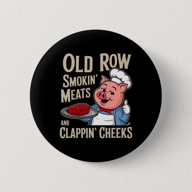 Bbq Old Row Smoking Meats And Clappin Cheeks  Knapp (Framsida)