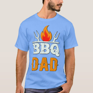 BBQ Pappa Grilling Far Barbecue Roligt T Shirt
