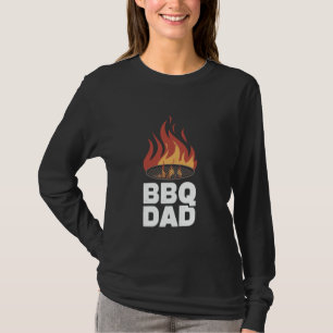 BBQ Pappa Pun-rökt Kött-design om rökning i Kött T Shirt