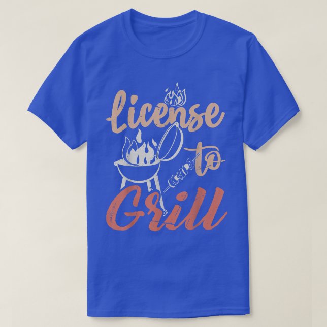 BBQ Party Grill Chef Barbecue Master Griller Pappa T Shirt (Design framsida)