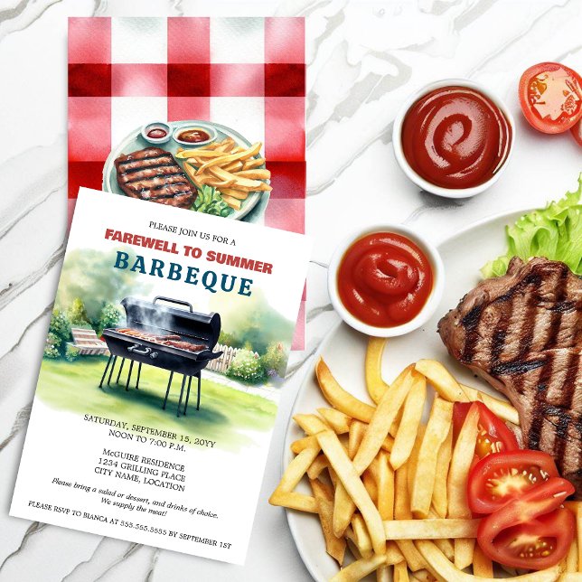 BBQ PARTY INBJUDNINGAR (Invite family and friends for a BBQ to celebrate any occasion.  )