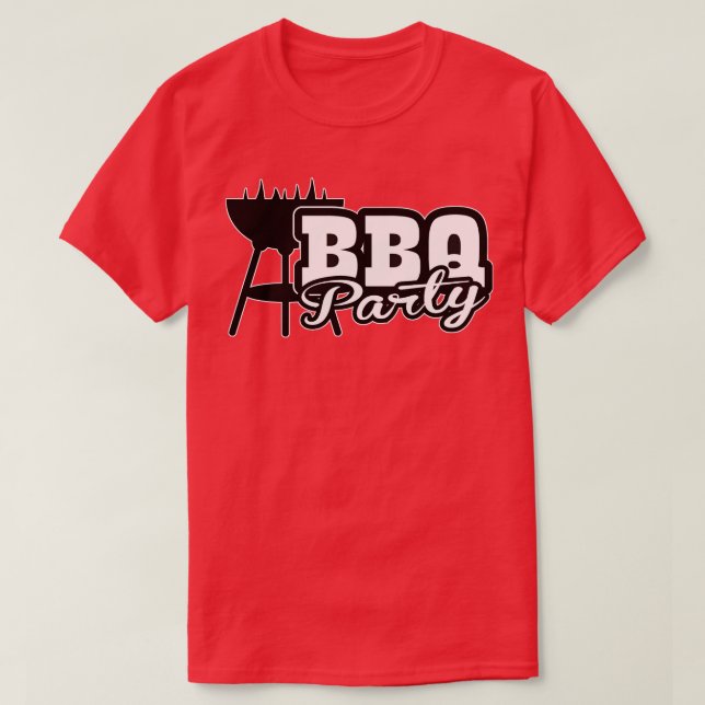 BBQ PARTY T SHIRT (Design framsida)