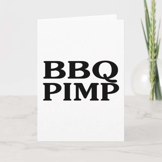 BBQ Pimp Kort (Framsida)